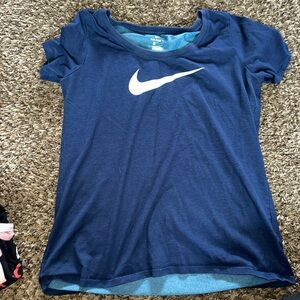 Nike Navy Blue Short Sleeve Tee
